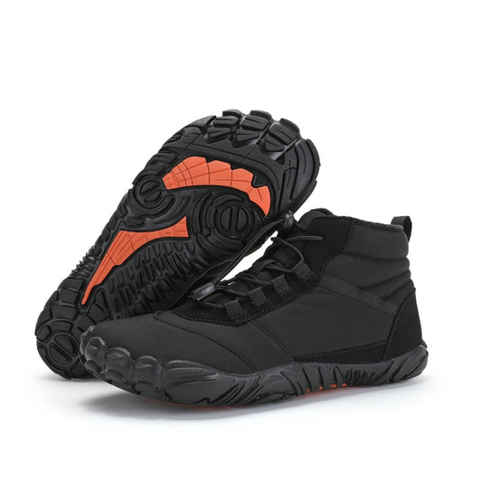 Antarctic Winter Pro® - Warm & Fleece-Lined Barefoot Winter Shoes - Balobarefoot-Black-7-