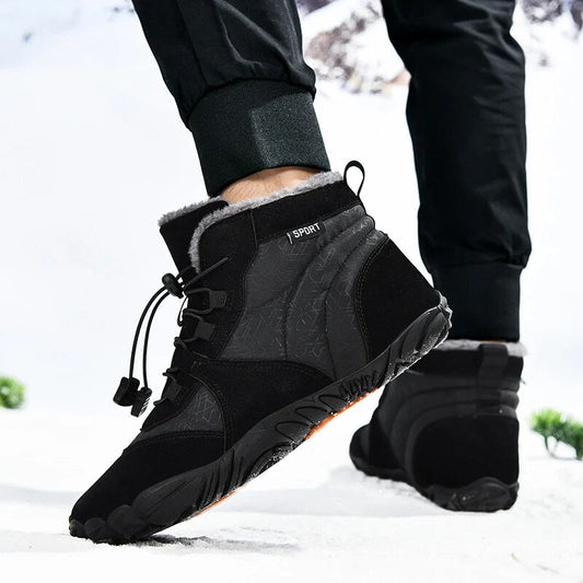 Black Forest Winter Barefoot Shoes - Balobarefoot-Black-Men-7