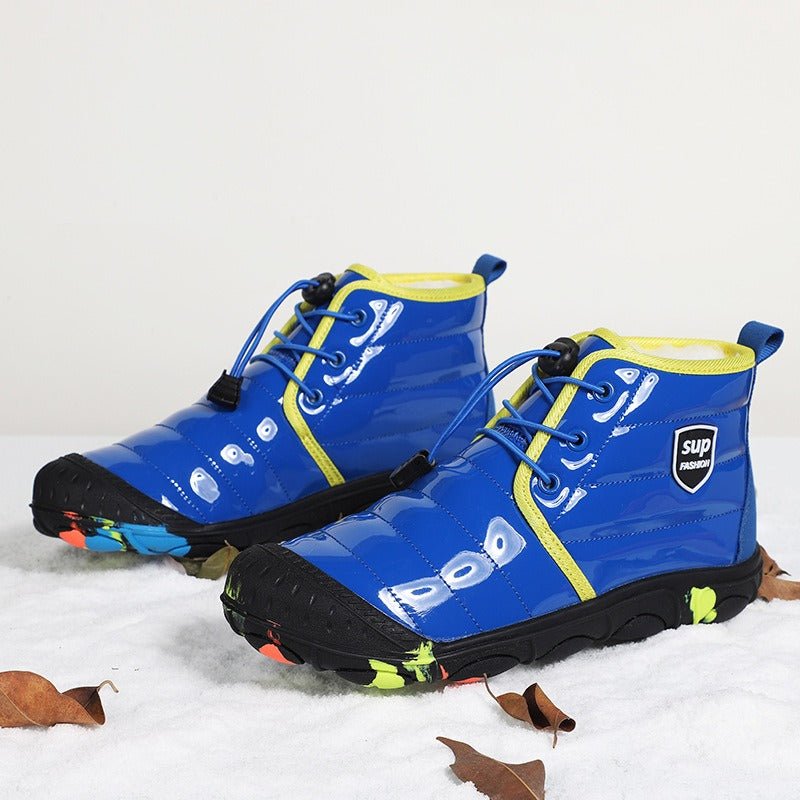 Kid & Toddler Winterproof Barefoot Shoes - Balobarefoot-Blue-US 10 / EU 28-