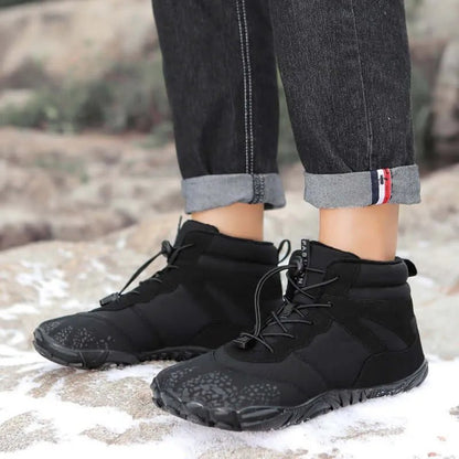 Polar - Zero-Drop Barefoot Winter Boots - Balobarefoot-Black-7-