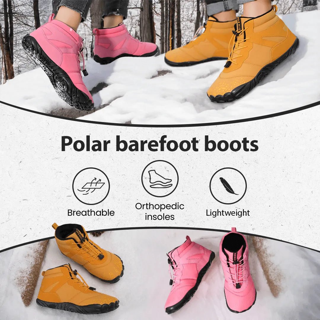 Polar - Zero-Drop Barefoot Winter Boots - Balobarefoot-Black-7-