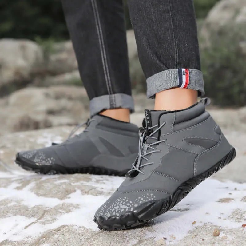 Polar - Zero-Drop Barefoot Winter Boots - Balobarefoot-Gray-7-